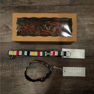 Hudson’s bay leash and collar set